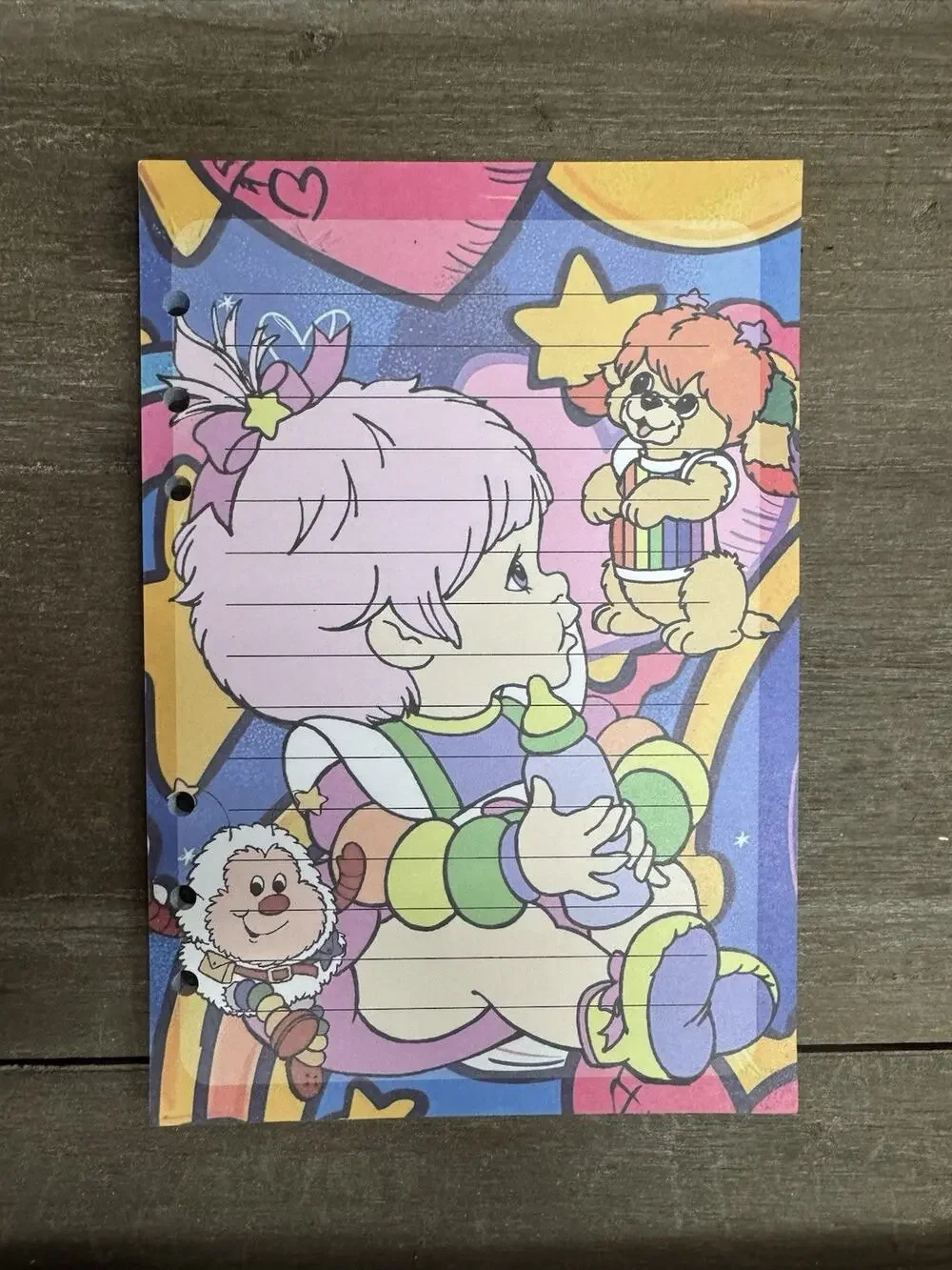 Rainbow Brite Size A5 Refill Paper (50 Sheets)